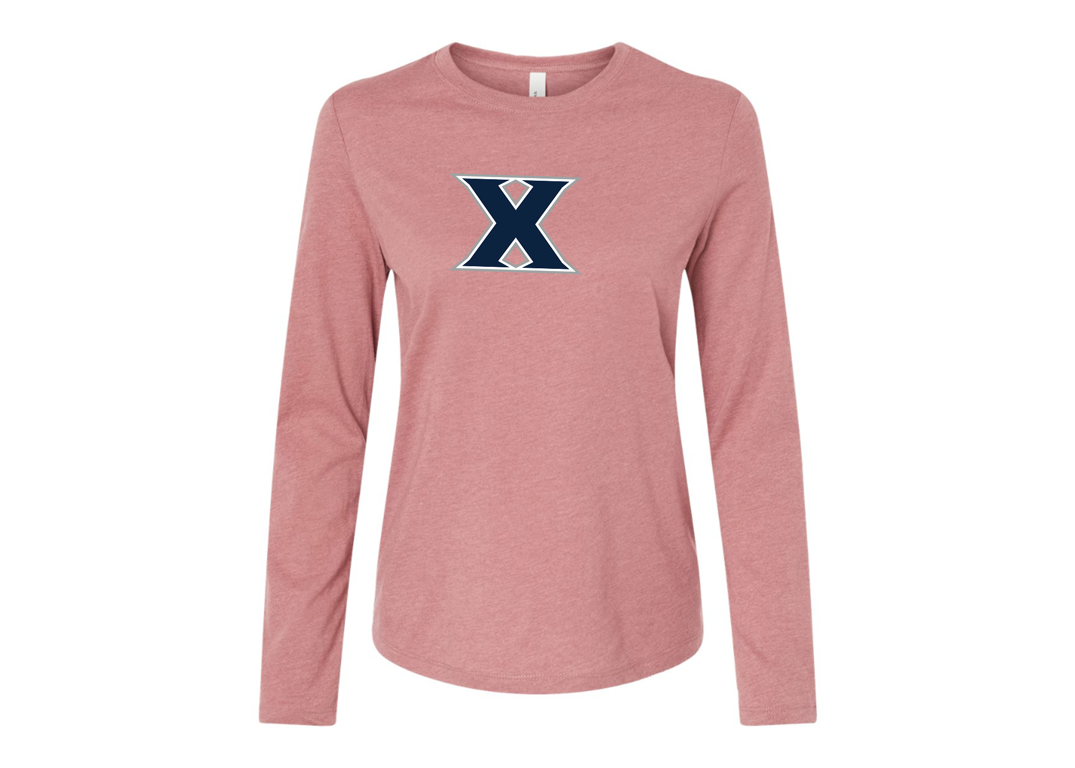 BELLA CANVAS Women’s Xavier Musketeers Jersey Long Sleeve Tee